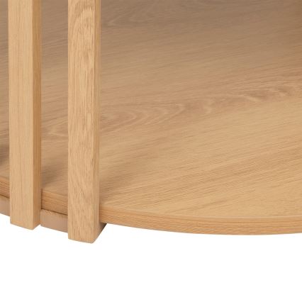 5five - Couchtisch VINKY, Ø 60 cm, braun