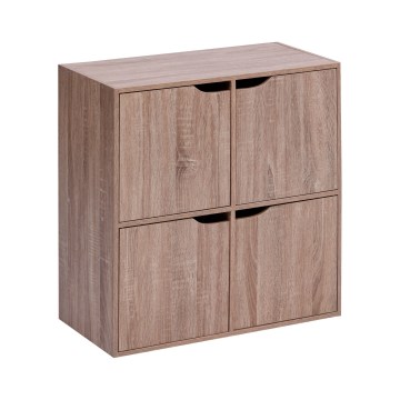 5five - Kommode TIDY 68x68x32 cm braun
