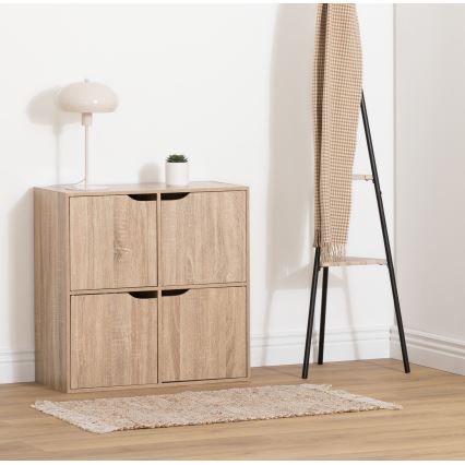 5five - Kommode TIDY 68x68x32 cm braun
