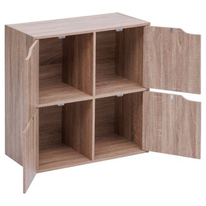 5five - Kommode TIDY 68x68x32 cm braun