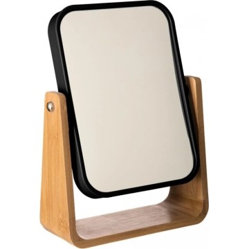 5five - Kosmetikspiegel NATUREO 21,8x16 cm Bambus/schwarz