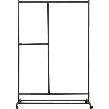 5five - Standgarderobe KENY 173x117 cm schwarz