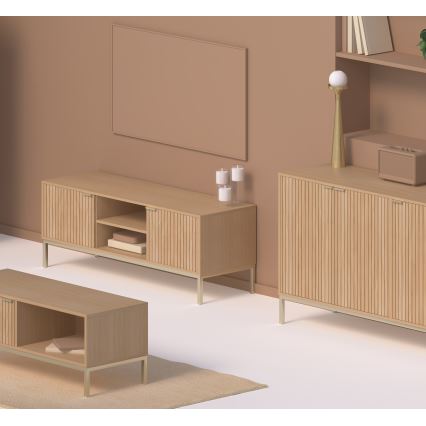 5five - TV-Tisch KUBI 120x40 cm braun