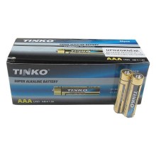60 Stück Alkali-Batterien TINKO AAA 1,5V