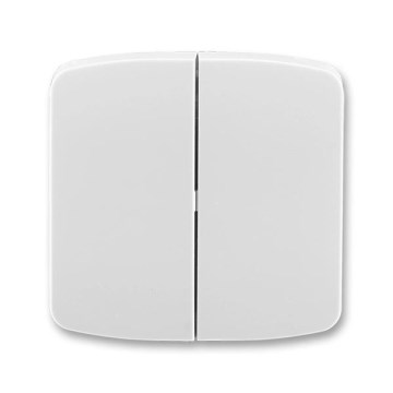 ABB 3558A-A652 S - Geteilte Schalterabdeckung TANGO grau