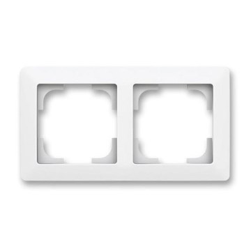 ABB 3901T-A00020 240 - Doppelrahmen ZONI mattweiß