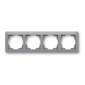 ABB 3901T-A00040 141 - Vierfachrahmen ZONI grau