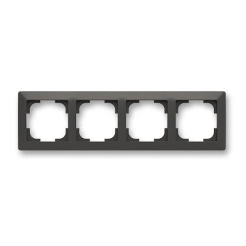 ABB 3901T-A00040 237 - Vierfachrahmen ZONI matt schwarz