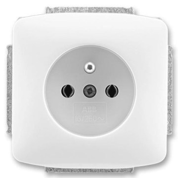 ABB 5518A-A2349 B - Wandsteckdose ohne Rahmen TANGO 250V weiß