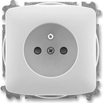 ABB 6619A-A06357 S - Haushaltssteckdose ohne Rahmen TANGO 250 V grau