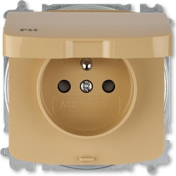 ABB 6619A-A06997 D - Haussteckdose ohne Rahmen TANGO 250V IP44 beige