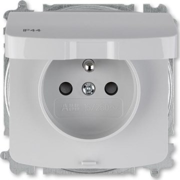 ABB 6619A-A06997 S - Haussteckdose ohne Rahmen TANGO 250V IP44 grau
