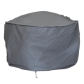 Abdeckhaube für Feuerstelle 93x58 cm, grau
