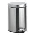 Abfalleimer 17 x 25,5 cm, Edelstahl/Silber