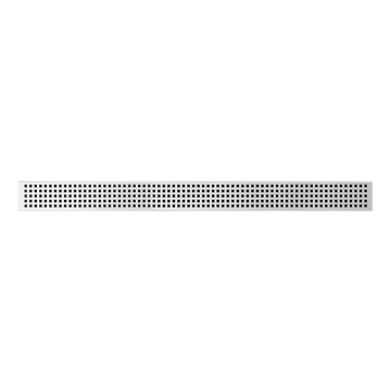 Abflussrinne 69,5 x 2,3 cm, Edelstahl/silber