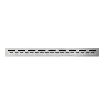Abflussrost 90 cm, Edelstahl/silber