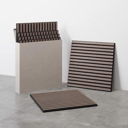 ADA 4x Akustikpanel DANVIKEN 60x60 cm Walnuss