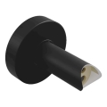 Adapter für den verdeckten Anschluss elektrischer Handtuchheizkörper in der Wand, 6,4x6,4 cm, schwarz