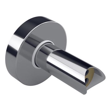 Adapter für den verdeckten Wandanschluss elektrischer Handtuchheizkörper 6,4x6,4 cm silber