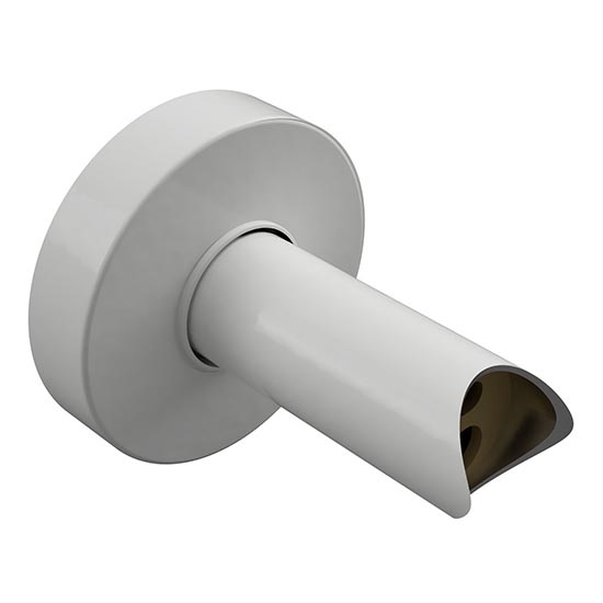 Adapter für Wäscheständer 6,4 × 6,4 cm, weiß