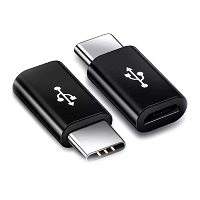 Adapter Micro USB für USB-C schwarz