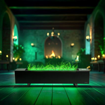 AENO - Intelligenter elektrischer Direktheizkörper/Konvektor 1000/2000 W schwarz