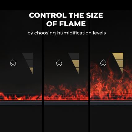 AENO - Intelligenter elektrischer Direktheizkörper/Konvektor 1000/2000 W schwarz