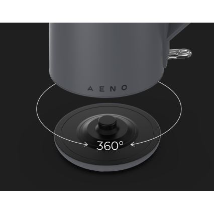 AENO - Elektrischer Wasserkocher 1,5 l 2200W/230V schwarz