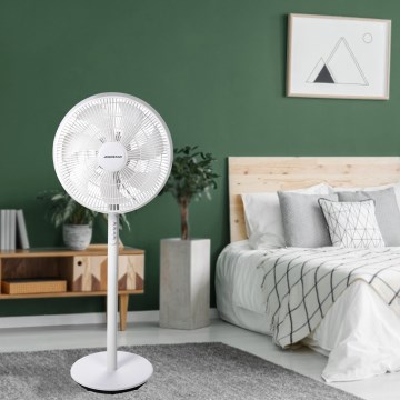 Aigostar - 2-in-1 Standventilator 45W/230V 110 cm weiß
