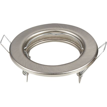 Aigostar - 2er-Set Einbauring für Einbauleuchte GU10 Ø 8 cm mattchrom