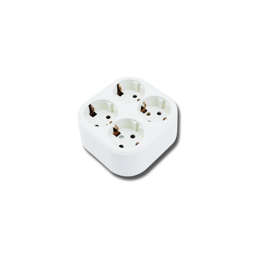 Aigostar - 4-fach SCHUKO-Steckdose 250 V / 16 A