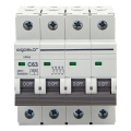 Aigostar - 4-poliger Leitungsschutzschalter 4P-63A-C 400V