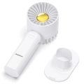 Aigostar - Aufladbar pocket Ventilator 4W/5V 500mAh USB weiß