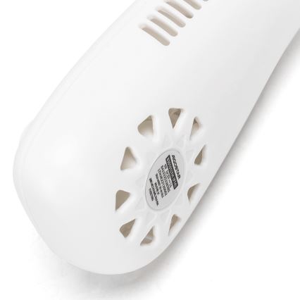 Aigostar - Aufladbarer Nackenventilator 4W/5V 2000mAh weiß