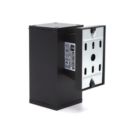 Aigostar - Außenwandleuchte 1xGU10/230V IP65, schwarz, eckig