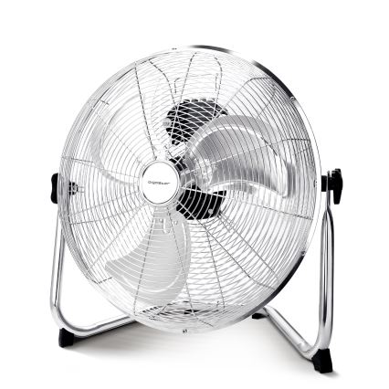 Aigostar - Bodenventilator 100W/230V 51 cm glänzendes Chrom