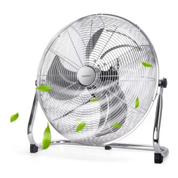 Aigostar - Bodenventilator 100W/230V 51 cm glänzendes Chrom