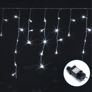 Aigostar - Dekorative LED-Outdoor-Lichterkette 75xLED/6W/230V 15x0,6m IP44 kaltweiß