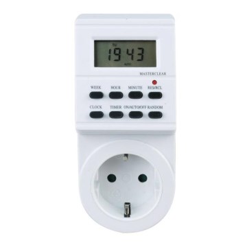 Aigostar - Digitale Zeitschaltuhr 250V/16A