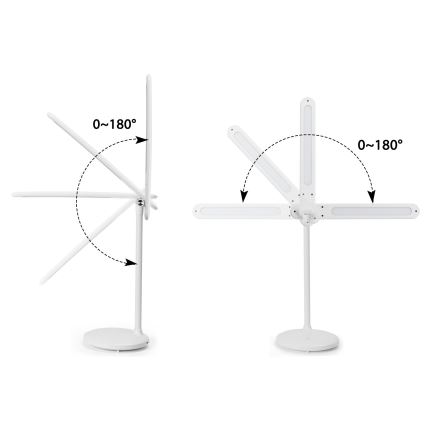 Aigostar - Dimm- und aufladbare LED-Tischleuchte mit Touch-Funktion LED/3W/5V 1200mAh 3000/4000/6500K