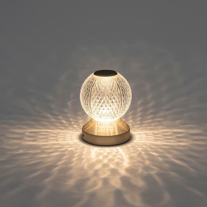 Aigostar - Dimmbare aufladbare LED-Tischleuchte LED/1W/5V 2700/4000/6500K 1800mAh 13,5 cm