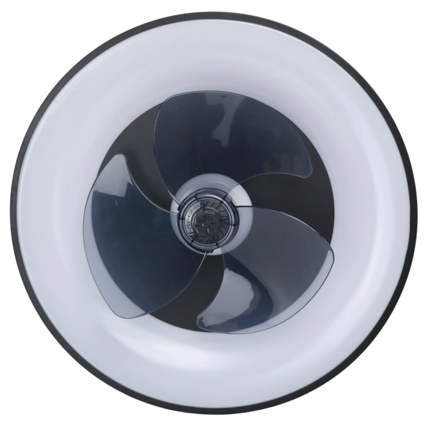 Aigostar - Dimmbare LED-Deckenleuchte mit Ventilator MESH LED/40W/230V 2700-6500K schwarz + Fernbedienung