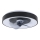 Aigostar - Dimmbare LED-Deckenleuchte mit Ventilator MESH LED/40W/230V 2700-6500K schwarz + Fernbedienung
