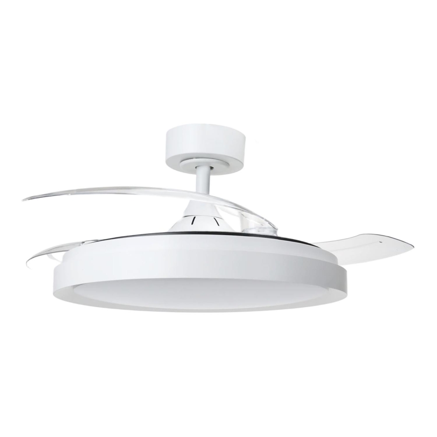 Aigostar - Dimmbare LED-Deckenleuchte mit Ventilator MESH LED/50W/230V 2700-6500K schwarz + Fernbedienung