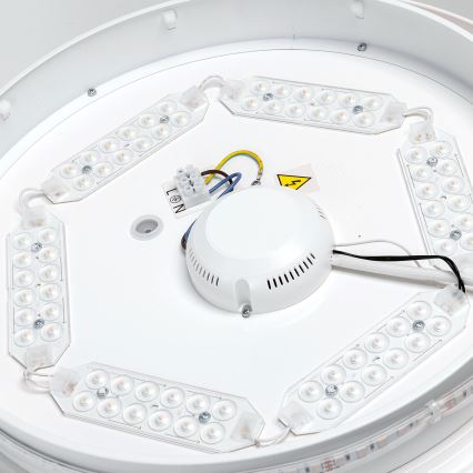 Aigostar - Dimmbare LED-RGBW-Badezimmerleuchte LED/39W/230V 50 cm Wi-Fi IP44