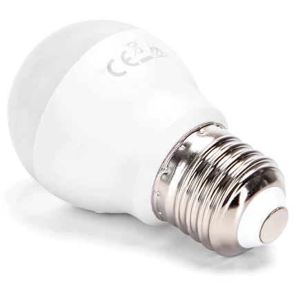 Aigostar - LED RGBW dimmbare Glühbirne G45 E27/6W/230V 3000K + Fernbedienung