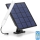 Aigostar - Dimmbare LED-Röhre mit Solarpanel LED/3,2V 3000K/4000K/6500K IP65 5000 mAh + Fernbedienung
