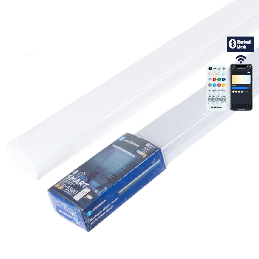 Aigostar - Dimmbares LED-Röhrenleuchtmittel MESH LED/50W/230V 3000-6500K + Fernbedienung
