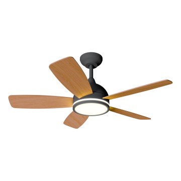 Aigostar - Dimmbarer LED-Deckenventilator LED/20W/230V 2700-6500K 132cm beige + Fernbedienung