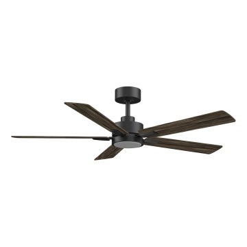Aigostar - Dimmbarer LED-Deckenventilator LED/20W/230V 2700-6500K 132cm braun + Fernbedienung